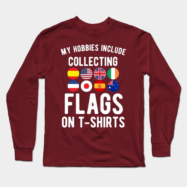 Flags Long Sleeve T-Shirt by NomiCrafts